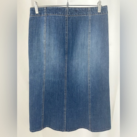 VTG y2k GAP Low Rise Midi Skirt - Picture 2 of 4